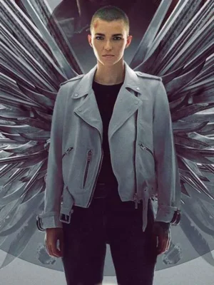 Vanquish Ruby Rose White Leather Jacket