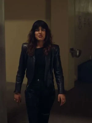 Sasha Bhasin XO Kitty Black Leather Jacket